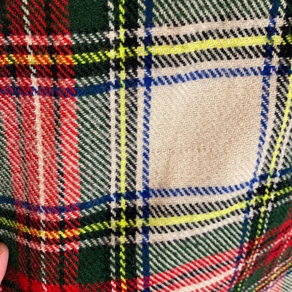 Vintage 2000s Holiday Plaid Scarf - Picture 2 of 4